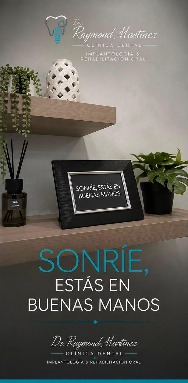 Detalle decorativo: Sonríe, estás en buenas manos